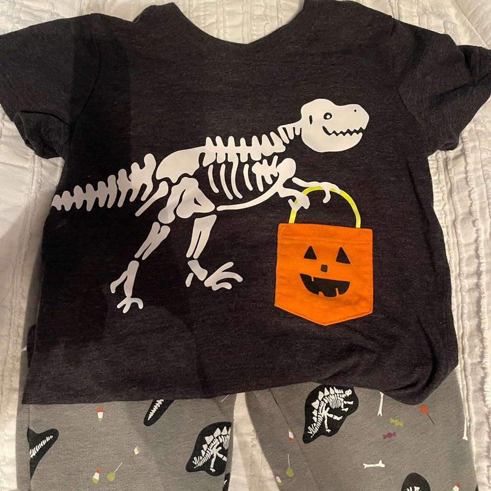 Cat & Jack Boys 4t Halloween shirt/pants.